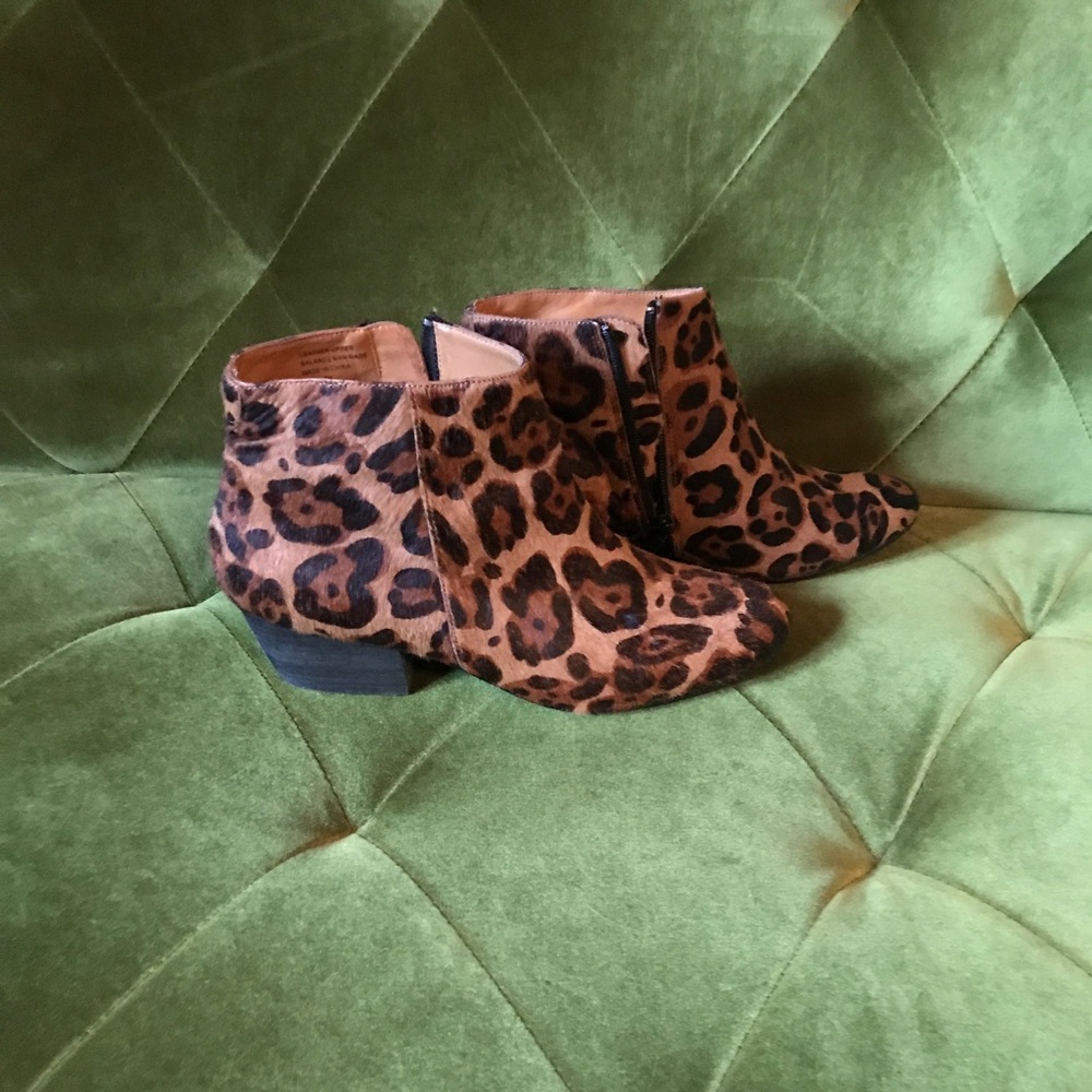 Leopard booties